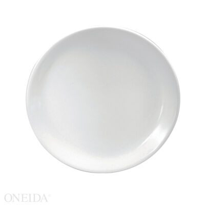 BRIGHT WHITE WARE COUPE PLATE, 5.44″