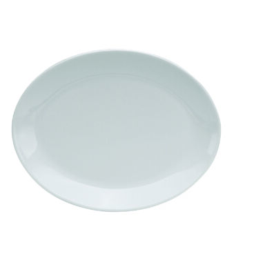 BRIGHT WHITE WARE EURO COUPE PLATTER, 11″