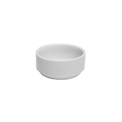 BRIGHT WHITE WARE RAMEKIN, 3.5 OZ.