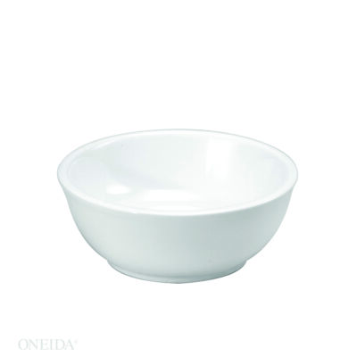 BRIGHT WHITE WARE NAPPIE BOWL, 11 OZ.
