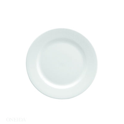 BRIGHT WHITE WARE PLATE, 9″
