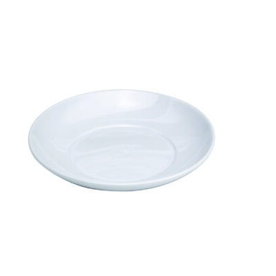BRIGHT WHITE WARE DEEP PLATE, 11.375″