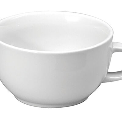 BRIGHT WHITE WARE JUMBO CUP, 14 OZ.