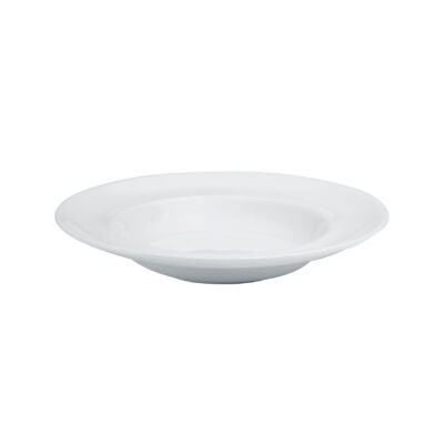 BRIGHT WHITE WARE DEEP PASTA BOWL, 50.5 OZ.