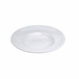 Bright White Porcelain Pasta Bowl