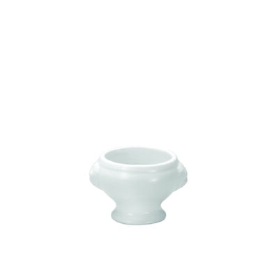 BRIGHT WHITE WARE MINI LIONS HEAD BOWL, 1.75 OZ.