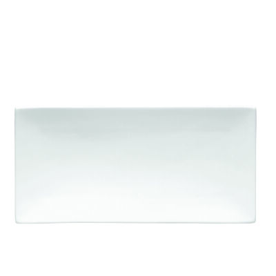 BRIGHT WHITE WARE SUSHI PLATTER, 13″