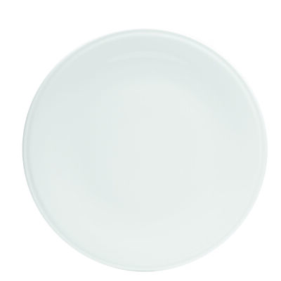 BRIGHT WHITE WARE PIZZA PLATE, 12″