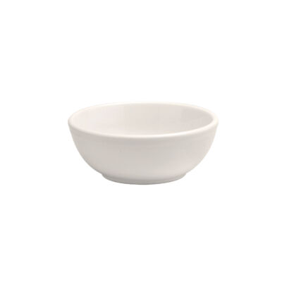 CREAM WHITE WARE NAPPIE BOWL, 12 OZ.