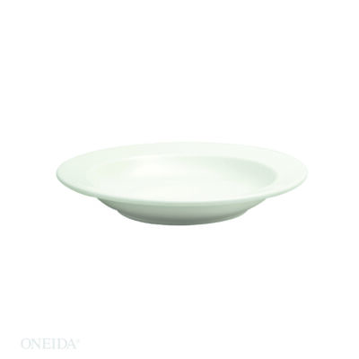 CREAM WHITE WARE ROLLED EDGE PASTA BOWL, 30 OZ.