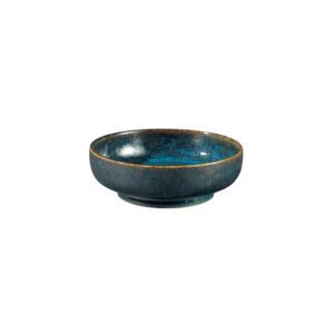 STUDIO POTTERY FOOTED BOWL, 9 OZ.