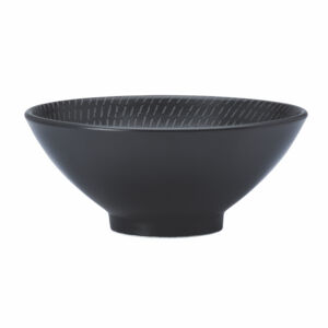URBAN BLACK PEDESTAL BOWL,  23.5 OZ.