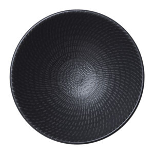 URBAN BLACK PEDESTAL BOWL,  66.25 OZ.