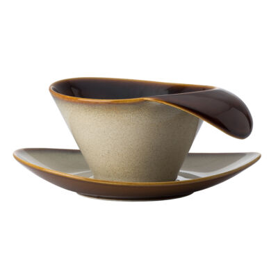 RUSTIC OVAL COUPE SAUCER, 7.25″