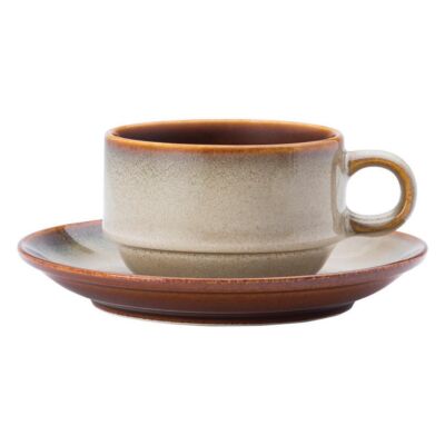 RUSTIC ESPRESSO COUPE SAUCER, 4.75″