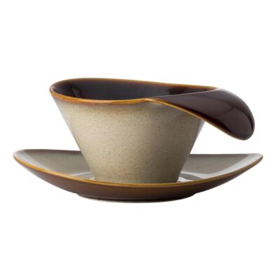 SAMA RUSTIC TEACUP WITH LIP HANDLE, 7 OZ.
