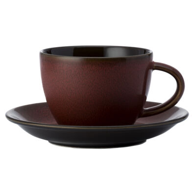 CRIMSON RUSTIC TEACUP, 6 OZ.