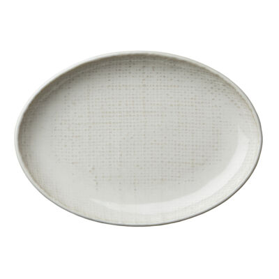 KNIT OVAL PLATE 4″