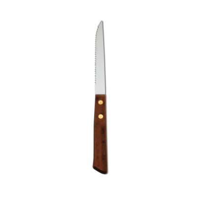 305B- ECONOLINE STEAK KNIFE- BUBINGA WOOD HANDLE