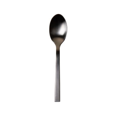 CHEF’S TABLE BLACK OVAL BOWL/DESSERT SPOON