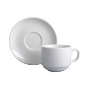 HYDROZERO IVORY ESPRESSO SAUCER 4.75″