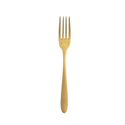 MASCAGNI BRUSHED GOLD DINNER FORK