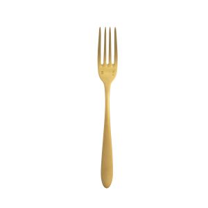 MASCAGNI BRUSHED GOLD DINNER FORK