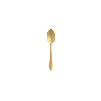 MASCAGNI BRUSHED GOLD AD COFFEE SPOON