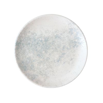 Smoky Matte Blue Coupe Flat Plate 6.7″